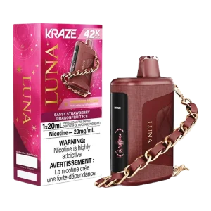 Kraze luna 42k sassy strawberry dragonfruit ice Kraze luna 42k sassy strawberry dragonfruit ice