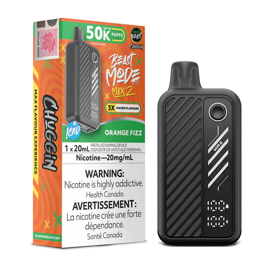 Flavour Beast Mode Max 2 orange sparkle ice Flavour Beast Mode Max 2 orange sparkle ice