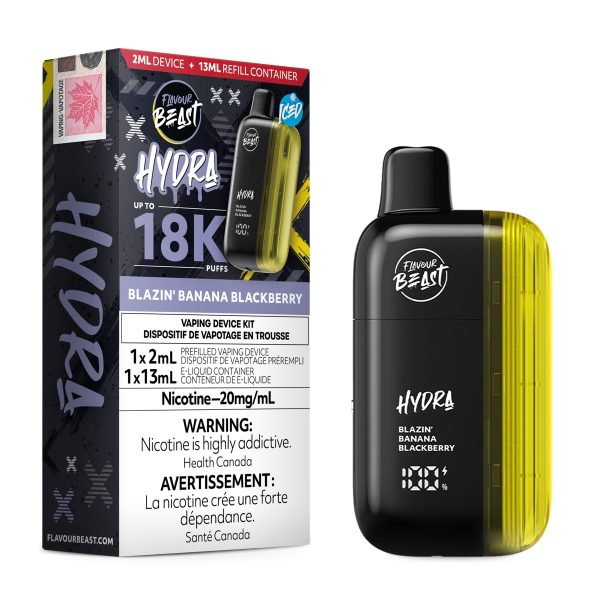 flavour beast hydra blazin'Banana blackberry