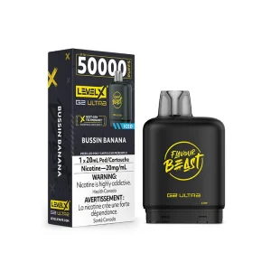 flavour beast level x g2 ultra bussin banana ice flavour beast level x g2 ultra bussin banana ice
