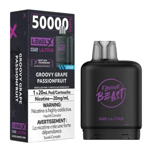 flavour beast level x g2 ultra groovy grape passionfruit ice