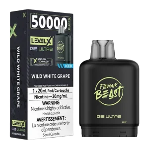 flavour beast level x g2 ultra wild white grape ice