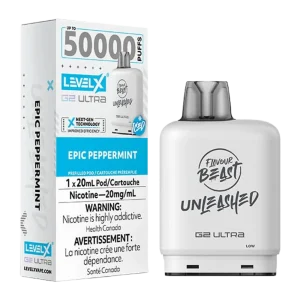 flavour beast level x unleashed g2 ultra epic peppermint ice
