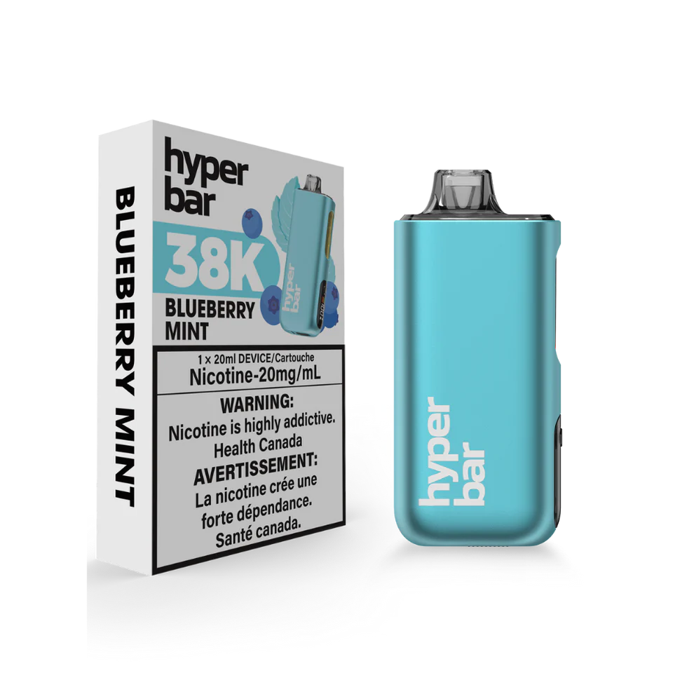 Hyperbar 38k blueberry mint Hyperbar 38k blueberry mint