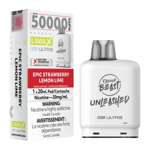 flavour beast level x unleashed g2 ultra epic strawberry lemon lime
