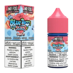 Mr fog salt 30ml Blue raspberry peach ice