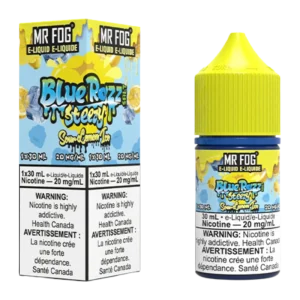 Mr fog salt 30ml Sour lemon blue razz ice Mr fog salt 30ml Sour lemon blue razz ice