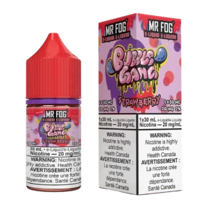Mr fog salt 30ml strawberry bubble gang Mr fog salt 30ml strawberry bubble gang