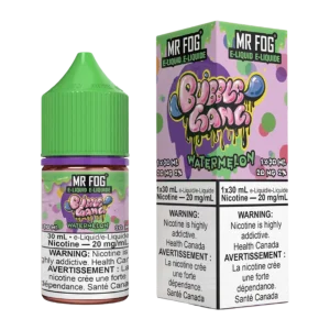 Mr fog salt 30ml watermelon bubble gang Mr fog salt 30ml watermelon bubble gang