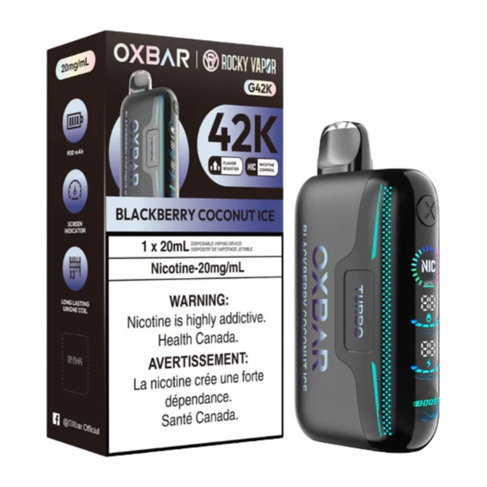 Oxbar 42k Blackberry Coconut Ice Oxbar 42k Blackberry Coconut Ice