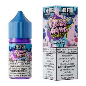 mr fog salt 30ml bubble gang blueberry