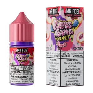Mr fog salt 30ml bubble gang peach