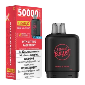 flavour beast level x g2 ultra mtn citrus raspberry ice