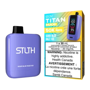 Stlth titan Max sour blue razz ice