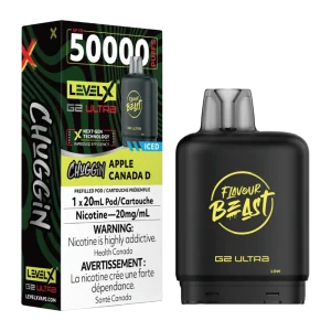 Flavour beast level x g2 ultra Chuggin apple canada d