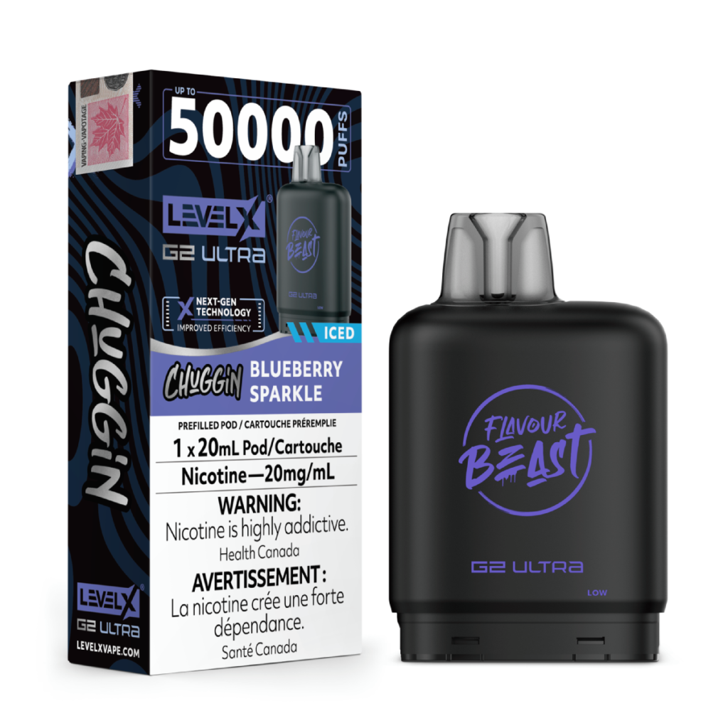 Flavour beast level x g2 ultra Chuggin blueberrry fizz Flavour beast level x g2 ultra Chuggin blueberrry fizz