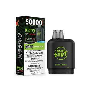 Flavour beast level x g2 ultra Chuggin green dew