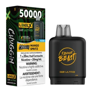 Flavour beast level x g2 ultra Chuggin mango spritz