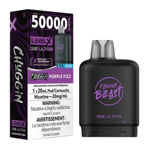 Flavour beast level x g2 ultra Chuggin Purple fizz/Sparkle