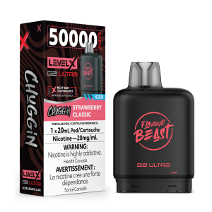 Flavour beast level x g2 ultra Chuggin strawberry classic Flavour beast level x g2 ultra Chuggin strawberry classic