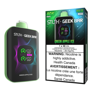 Stlth x Geekbar green apple ice