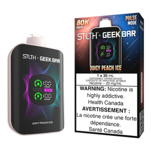 Stlth x Geekbar juicy peach ice