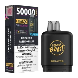 flavour beast level x g2 ultra pineapple passion fruit ice