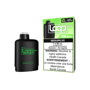 Stlth loop max 70k green apple ice