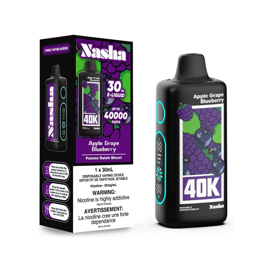nasha 40k apple grape blueberry nasha 40k apple grape blueberry