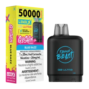 flavour beast level x g2 ultra gushin blue razz