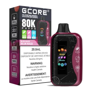 Gcore Runner 80k blue razz