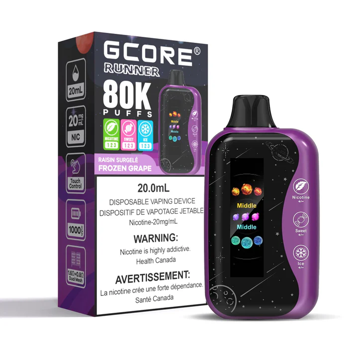 Gcore Runner 80k frozen grape Gcore Runner 80k frozen grape