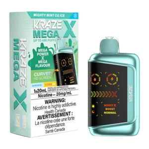 Kraze Mega x Mighty mint cg ice