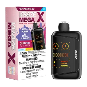 Kraze Mega x Quad berry ice