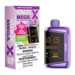 Kraze Mega x Tangy aloe grape