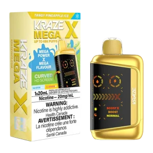 Kraze Mega x Tangy pineapple ice
