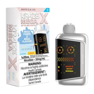 Kraze Mega x White G.B ice