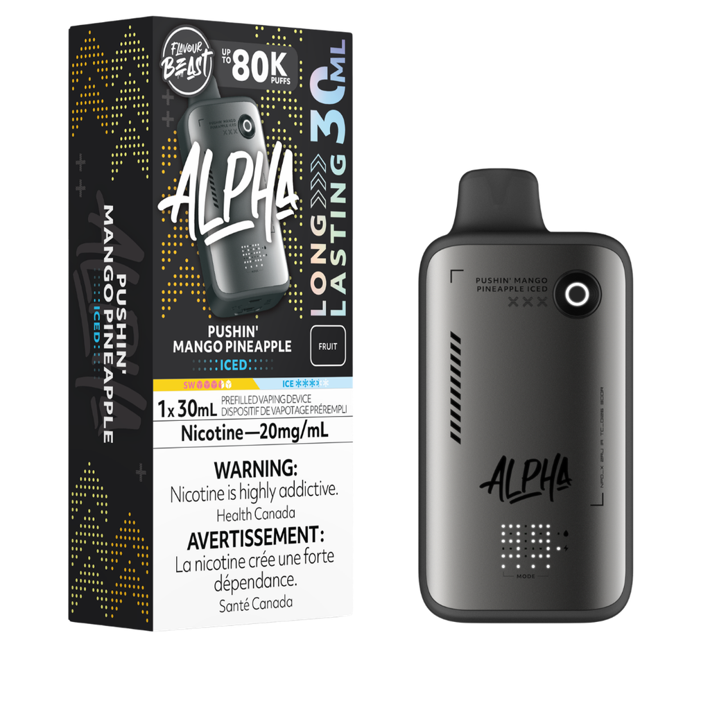 Flavour Beast Alpha 80k Pushin' Mango Pineapple Flavour Beast Alpha 80k Pushin' Mango Pineapple