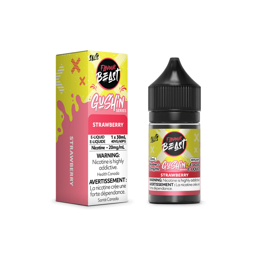 Flavour Beast Salt 30ml Gushin Strawberry Flavour Beast Salt 30ml Gushin Strawberry