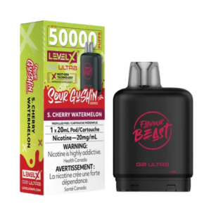 Flavour Beast Level x G2 Ultra Sour Gushin Cherry Watermelon