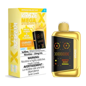 Kraze Mega X Banana Blast Ice Kraze Mega X Banana Blast Ice