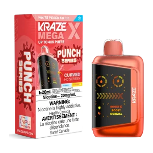 Kraze Mega X White Peach Ko Ice Kraze Mega X White Peach Ko Ice