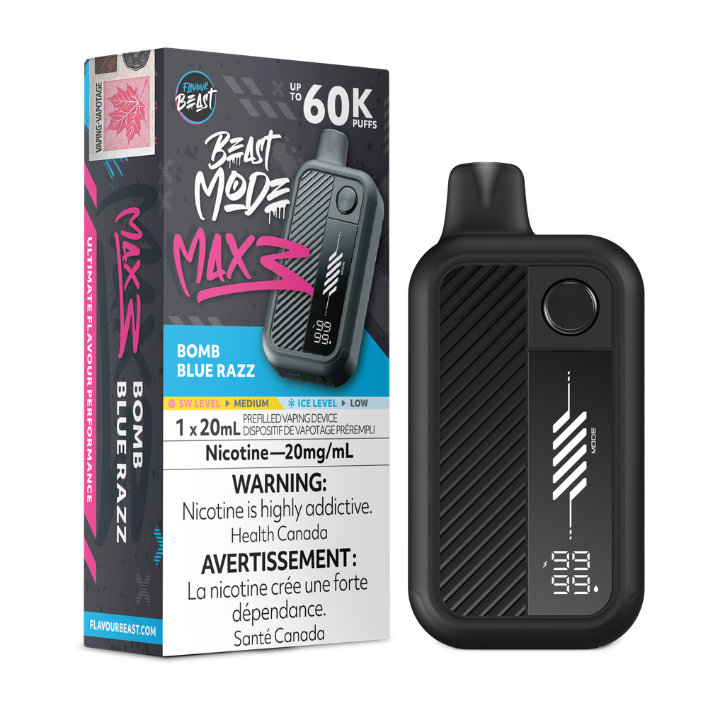 Flavour Beast Mode Max 3 Bomb Blue Razz Flavour Beast Mode Max 3 Bomb Blue Razz