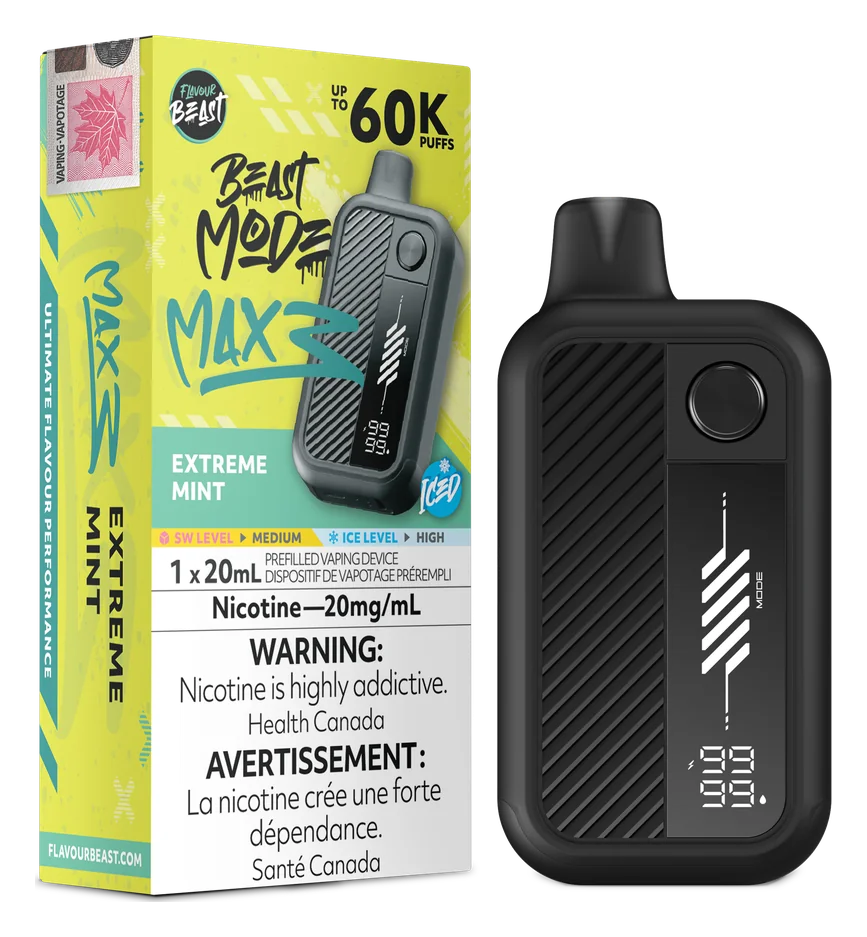 Flavour Beast Mode Max 3 Extreme Mint Ice Flavour Beast Mode Max 3 Extreme Mint Ice