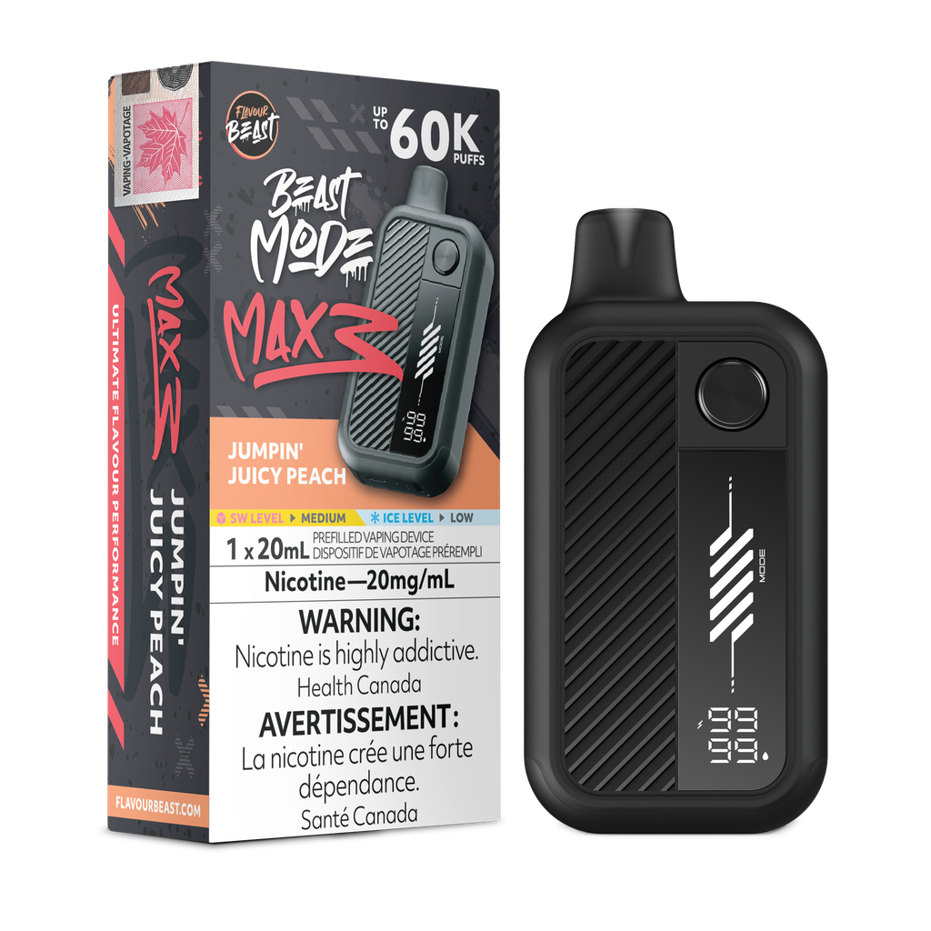 Flavour Beast Mode Max 3 Jumpin' Juicy Peach Flavour Beast Mode Max 3 Jumpin' Juicy Peach