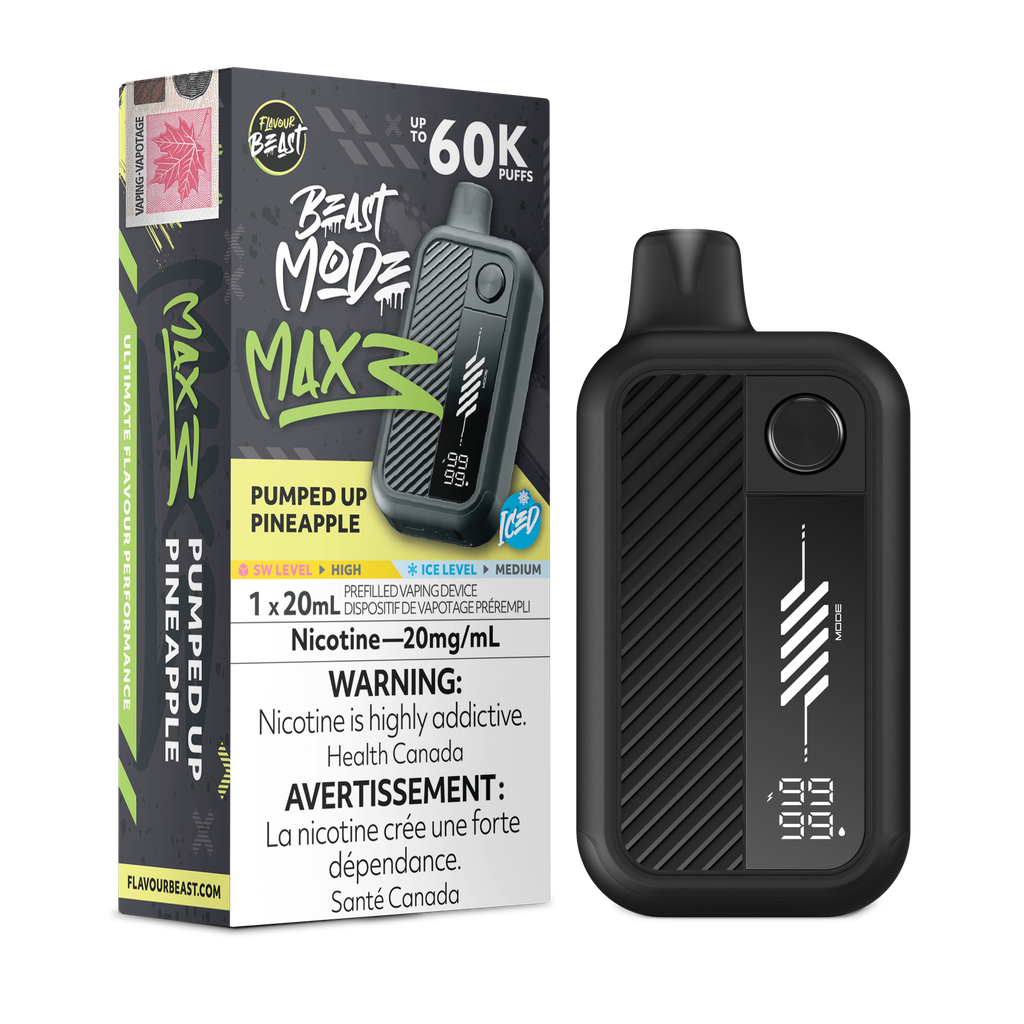 Flavour Beast Mode Max 3 Pumped Up Pineapple Ice Flavour Beast Mode Max 3 Pumped Up Pineapple Ice