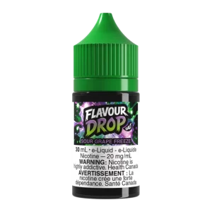 Flavour Drop Sour Grape Freeze Salt 30ml