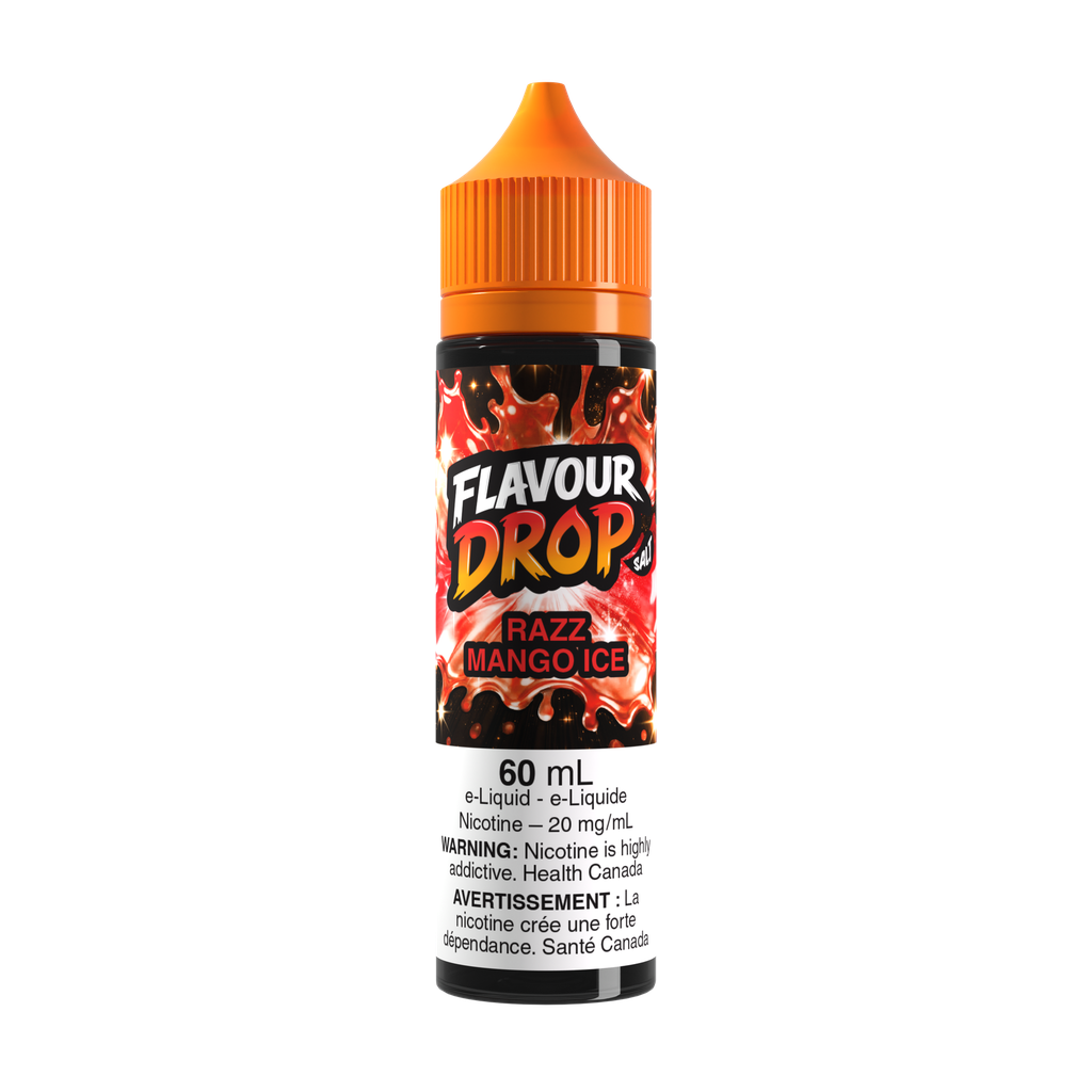 Flavour Drop Razz Mango Ice Salt 60ml Flavour Drop Razz Mango Ice Salt 60ml