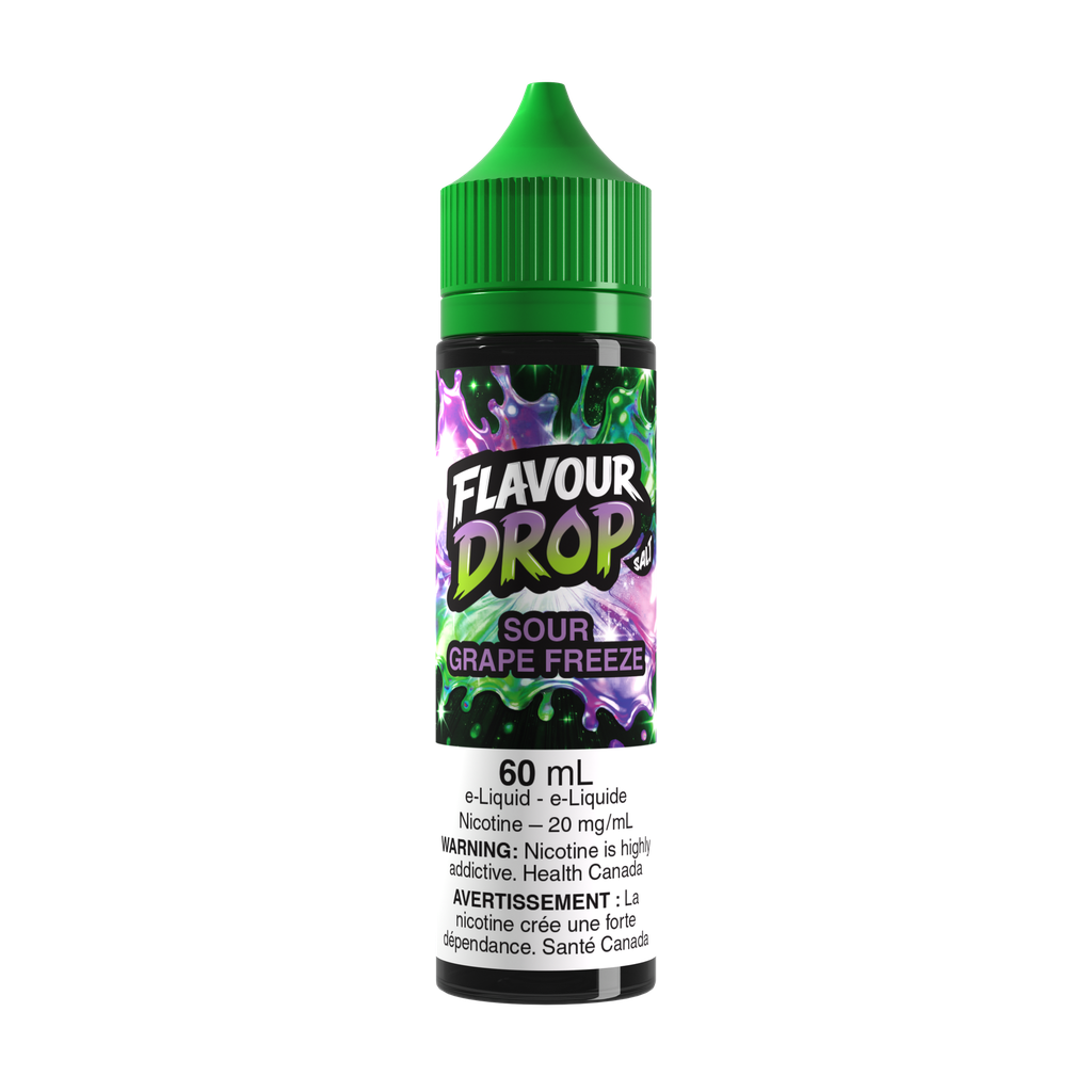 Flavour Drop Sour Grape Freeze Salt 60ml Flavour Drop Sour Grape Freeze Salt 60ml