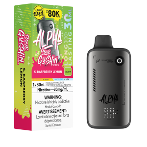 Flavour Beast Alpha 80k Sour Gushin Raspberry Lemon